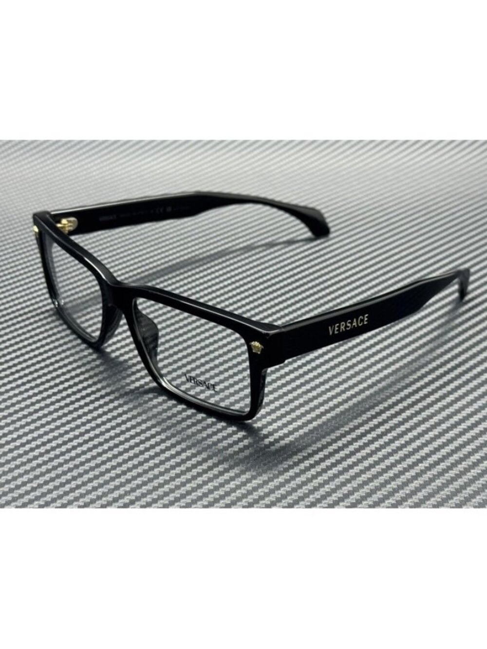 New Versace Men Black Eyeglasses 56-16-140